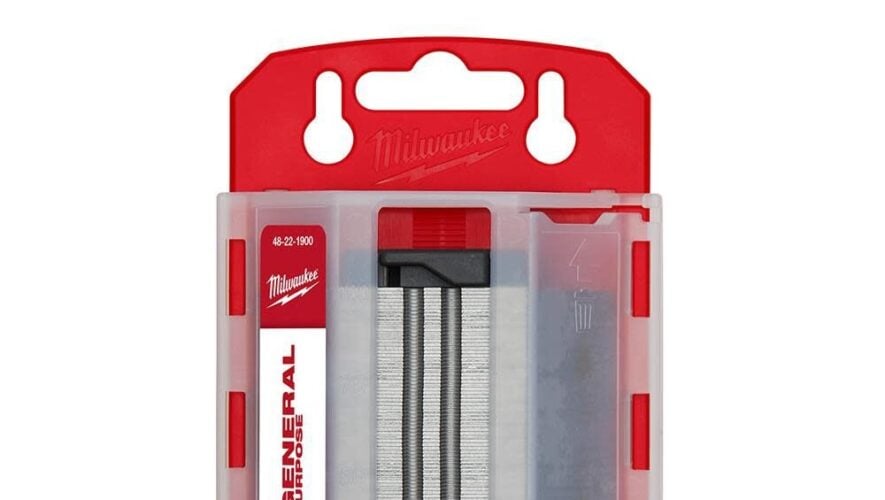milwaukee 100-piece general purpose utility blades dispenser 48-22-1900