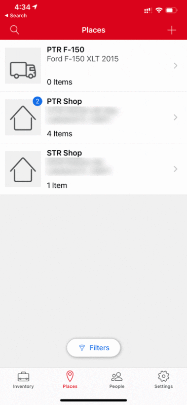 app saved places