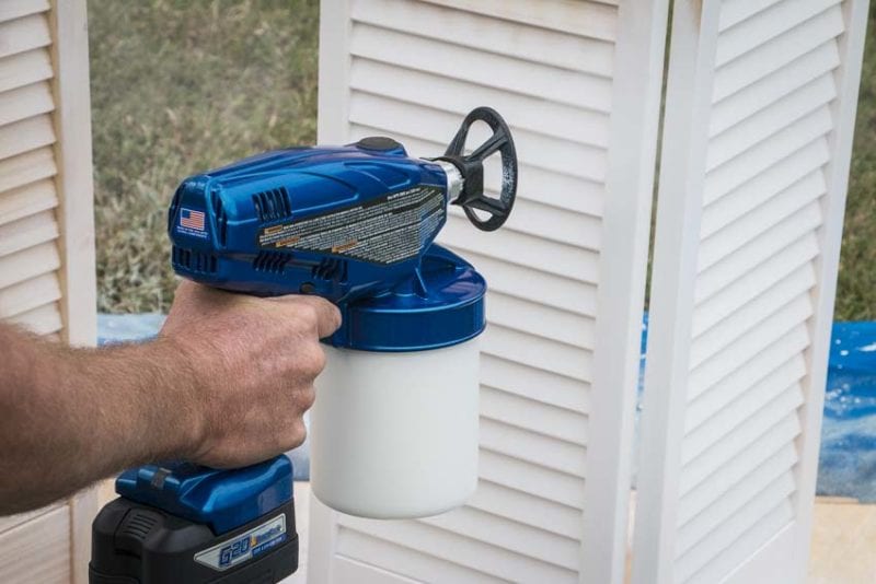 Graco TrueCoat Pro II spray closet doors