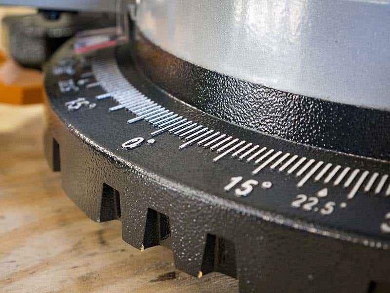 Miter Gauge scale