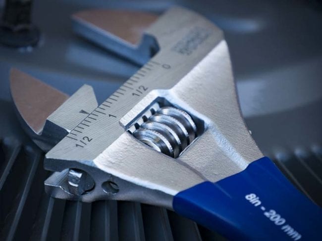 Klein Adjustable Wrench 