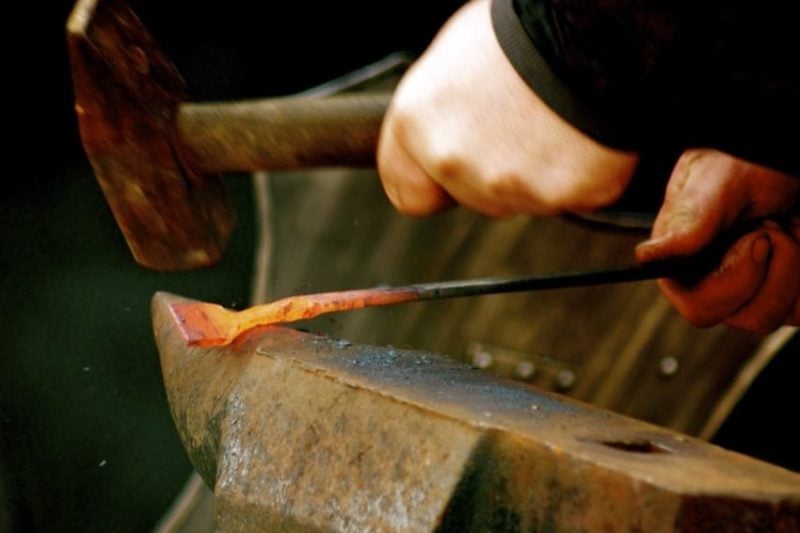 blacksmith hammer straight cross pein