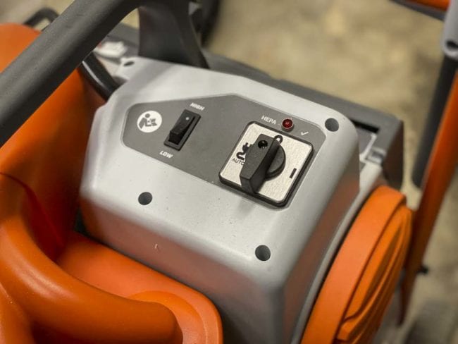 iQ426HEPA controls