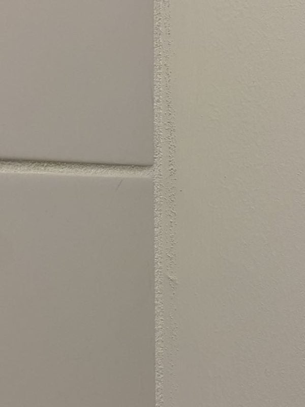 no wipe off needed