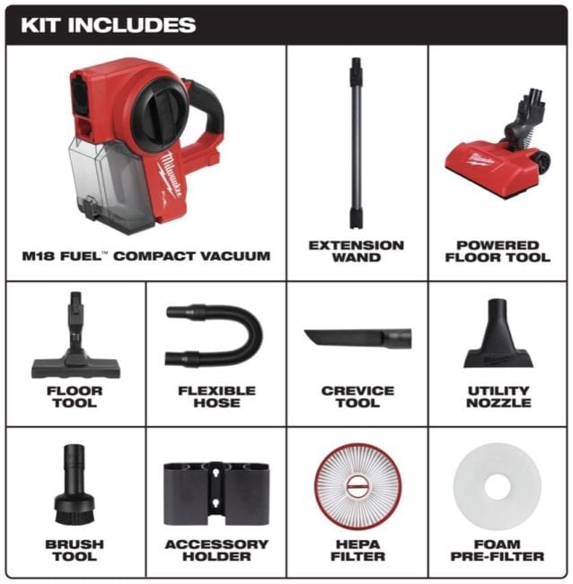 Milwaukee 0940-20 attachments