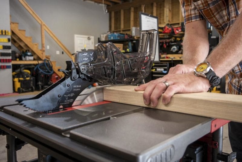 Skil 10-Inch Table Saw crosscut