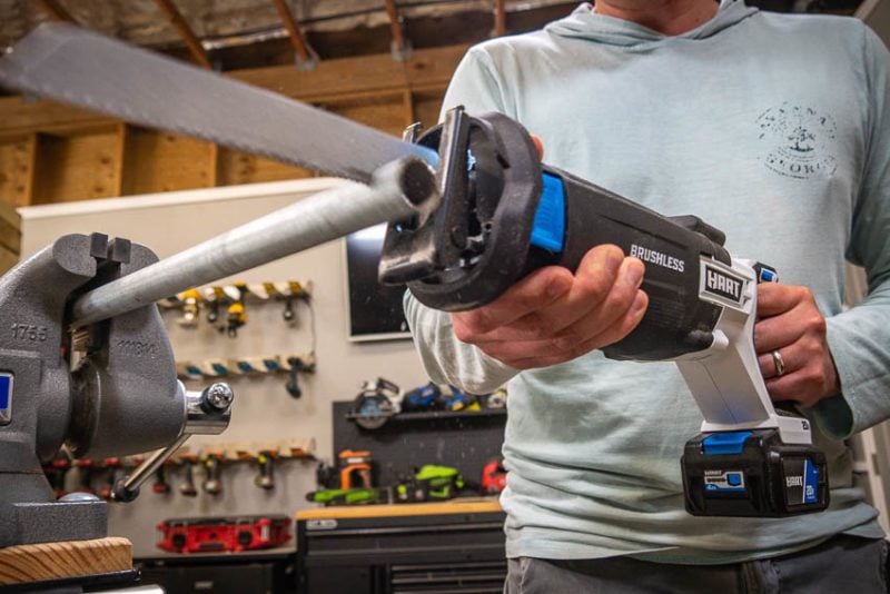 Hart 20V Brushless Reciprocating Saw Thin MEtal