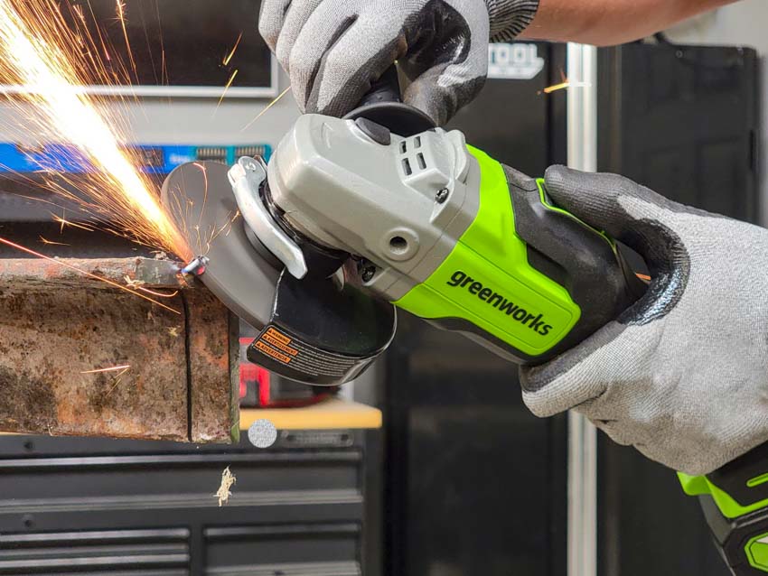 Greenworks 24V Cordless Angle Grinder Review
