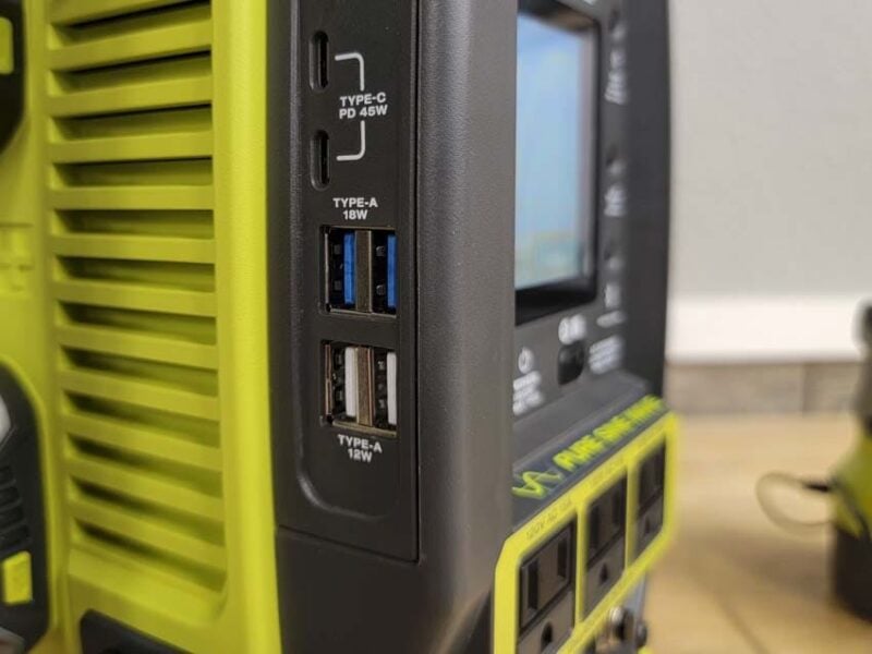 USB ports