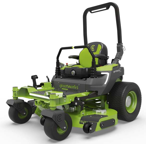 best commercial electric zero turn
Greenworks OptimusZ 52” 24kWh Ride-On ZT CZ52R24X