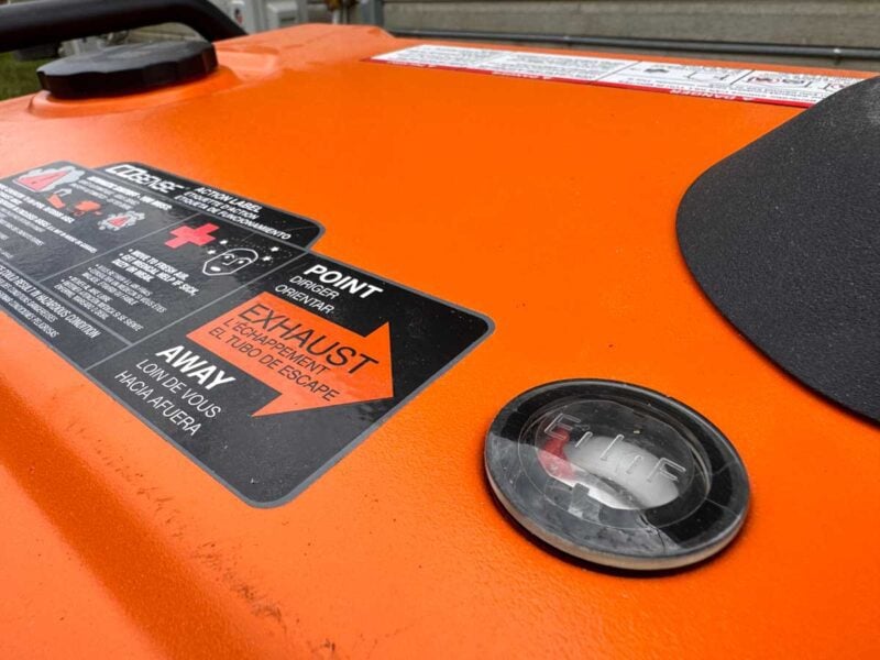 fuel level gas cap