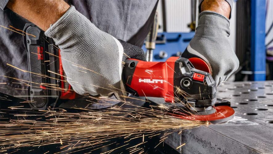 Hilti Nuron Angle Grinder AG 4D-22 Upgrades Performance and Safety