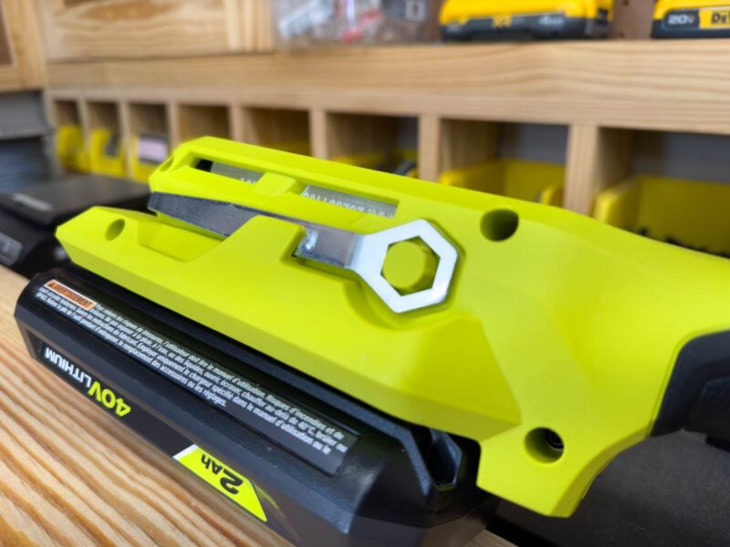 Onboard tool storage